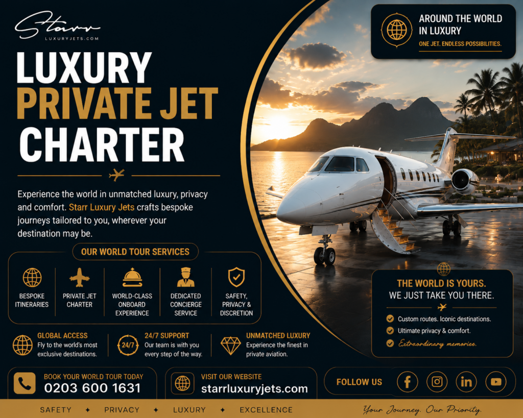luxury private jet charter